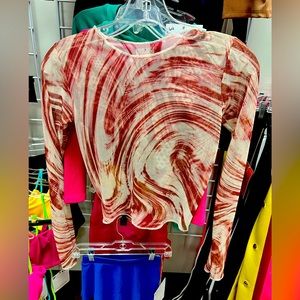 Five Dancewear Ell Horan Crop Mesh Top